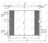 35360 NRF Condensatore, Climatizzatore per HYUNDAI