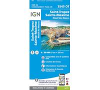 3545OT SAINT TROPEZ - SAINTE MAXIME MASSIF DES MAURES: 1:25000