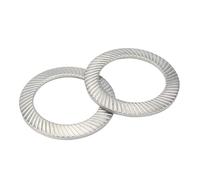 355 pezzi/set M2.5 a M16 DIN9250 304 acciaio inossidabile zigrinato guarnizione elastica disco molla rondella di sicurezza dentellata kit assortimento set Per Riparazioni