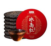 357g Di Tè Nero Dolce Yunnan Torta Di cha Nero Fatta a Mano Tè Biologico Ice Island Tea Sfuso Pu'er Tee Maturo Tea Bollito Fritto a Mano Torta Di Puerh a Fermentazione Completa