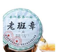 357g Il Primo Villaggio Lao Ban Zhang tè Puer Crudo Menghai Pu-Erh Tea Cake Tè Verde Antico Metodo Puer Puro Tè Puer Puro Retrogusto Dolce E Delicato Facile Da Conservare E Infondere