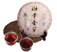 357g Torta Di Te Puerh Cotta Fatta a Mano Tee Puer Maturo Completamente Fermentato Golden Bud Shu Tea Nero Sfuso Dalla Cina Bevanda Verde Dal Sapore Intenso E Puro
