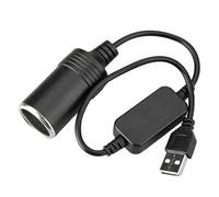 35CM Convertitore a Presa Accendisigari, 5V a 12V Accendisigari per Auto, per Telecamera Auto GPS Cane Elettronico Registratore di Guida