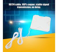 35dBi High Gain Booster Broadband Signal Amplifier with SMA Connector for 4G LTE WiFi Router Long Range Wireless Network Extender (5-30MHz, Waterproof, 20dB Low Noise)