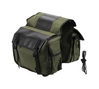 35L Borsa Per Sedile Posteriore Per Bicicletta, Borsa Per Bici Borse Laterali Per Ciclismo Borsa Per Bici da Pendolarismo in Tela Borse da Sella Portapacchi Posteriore Per Bici di Grande Capacità Per