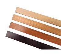 35mm/900mm Effetto Legno Piatto Alluminio Striscia Transizione Porta Pavimento