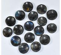 35mm Brillanti Labradorite Minerale Stand per Sfera Uovo - Madagascar 1, 2, 5PCs