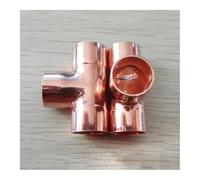35mm Inner Dia x1.3mm Thickness Copper Equal Tee Socket Weld End Feed Coupler Plumbing Fitting Water Gas Oil