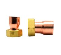 35mm Welding Copper Tube To Female BSPP 1-1/4" Thread Hex Bushing Pipe Fitting Thickening YZWRWRMKTB