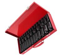 35pcs 1/2 inch Deep Impact Socket Tool Set Drive Strumento Presa di impatto Kit