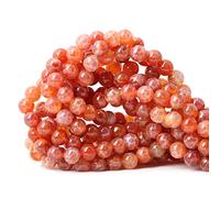 35PCS 10mm Mix Naturale Colore Rosso Agata Rotonda Perline Sciolte FAI DA TE Bracciale Collana Materiali 1 Filo 15 pollici