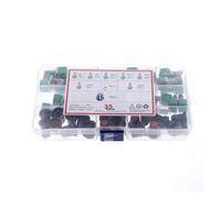35pcs 5Pin single linked potentiometer with switch sealing potentiometer kit set 1K/5K/10K/50K/100K/500K with knob Box NWPNLXEA