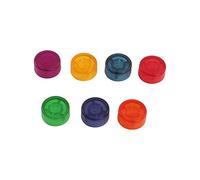 35pcs a Pedale Topper Guitar Guitar Piezione Capo per Unghie Multi Color Night Style Luminous, Surface Non Slip per Camminare Comodo, Bersaglio più Grande per un Colpo più