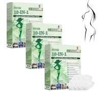 35PCS Dimagranti 10 In 1 con Nanocroneedle Moringa Berberina X Nad Cerotti Patch, Advanced Nano Microneedle Patch,Ingredienti Naturali, per Uomini e Donne (3Box)