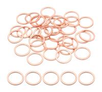35PCS Rondelle Rame M16x20x1.5mm per Washer Piatte Metriche
