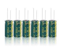 35V 10000UF Condensatori Elettrolitici in Alluminio, 5 Pezzi Condensatore Elettrolitico in Alluminio 18 * 35mm, Plug-In Electrolytic Capacitor Condensatore Elettrolitico Ad Alta Frequenza