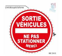 35X35 Cm - AUTOCOLLANTE DIVIETO DI SOSTA - DIVIETO DI SOSTA IS01