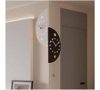 36 * 18CM,Orologio da Parete Ad Angolo A Doppia Faccia, Orologio da Pranzo Silenzioso, Stile Diviso, Adatto per Soggiorni, Camere da Letto E Sale da Pranzo