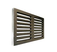 36,2 x 10 x 1 cm - Griglia in ghisa per raccolta cenere | Resistente Alte Temperature | Compatibile Stufe a Legna e Pellet | Costola centrale di rinforzo | 100% ghisa qualità LUNAWAY