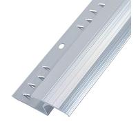 36/40/44/47/51/59 Inch Long Thresholds Reducer,Transition Strip Edging Trim Strip, Cuttable Flat Divider Strip Floor Bar, for Home/Commercial(Silver,100cm/39.4in)