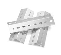 36,5 x 12 cm, copertura per bruciatore in acciaio inox, per Enders Chicago 3, Enders Boston Pro 3K, 6 Kr Turbo, Tepro 3561, distributore di fiamma, universale, 3 pezzi