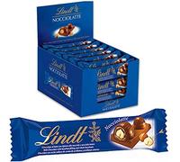 36 BARRETTE LINDT NOCCIOLATTE CIOCCOLATO AL LATTE CON 3 NOCCIOLE INTERE 40 GR