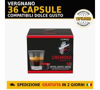 36 Capsule Cremoso Dolce Gusto Vergnano - Caffè di Qualità