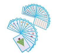 36 carte educative per bambini, per imparare l'alfabetizzazione inglese, colore blu