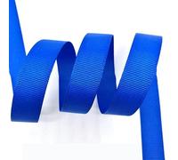 (36 colori) 6/9/16/25/38mm Nastro in grosgrain 100% poliestere Nastri in grosgrain per fiocchi per capelli Cucito 4A-4A-352 Blu elettrico-16mm 18 Metri