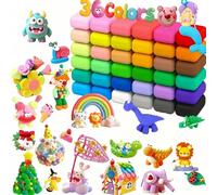 36 colori plastilina bambini set DIY argilla polimerica aria secca morbida modellabile con strumenti creativo regalo artigianato scuola