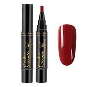 36 ColorsColors Step Nail Gel Pen Arts Matita Nails Oil No e Topcoat richiesti per Femminile Ragazze 5 ml Strass autoadesivi 30 mm (F One Size)
