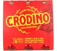 36 Confezioni da 3 bottiglie x17,5 di crodino gusto arancia rossa
