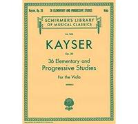 36 Elementary And Progressive Studies - Heinrich Ernst Kayser - Per Viola
