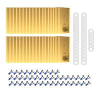 36 lame di ricambio compatibili con Mammotion Luba, kit di lame rivestite in titanio, lame di ricambio in titanio con viti e rondelle per robot tosaerba Yuka tutte le serie