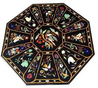 36 " Marmo Caffè Centrale Table Top Inserto Work Pietra Dura Intarsio Arredo