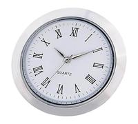 36 millimetri quarzo orologi inserto mestiere orologio movimento rotondo orologio testa intarsiato campane core con numeri romani intarsiato testa orologio