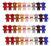 36 mini orsacchiotto giocattolo da 14.7 cm di peluche, orsacchiotto morbido e orsacchiotto per adolescenti, ragazze, ragazzi, adulti, portachiavi fai da te, compleanno, bomboniere, 36 pezzi