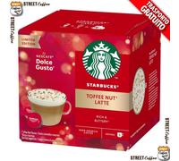 12 36 72 96 108 Capsule Cialde Caffè Nescafè Dolce Gusto Starbucks Toffee Nut