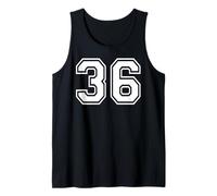 36 Numero Trentasei Team Sports Graphic Matching Varsity Canotta