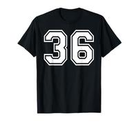 36 Numero Trentasei Team Sports Graphic Matching Varsity Maglietta
