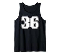 36 Numero Trentasei Team Sports Graphic Varsity Matching Canotta