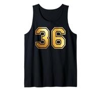 36 Numero Trentasei Team Sports Graphic Varsity Matching Canotta