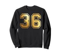 36 Numero Trentasei Team Sports Graphic Varsity Matching Felpa