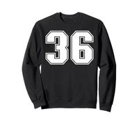 36 Numero Trentasei Team Sports Graphic Varsity Matching Felpa