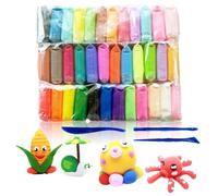 36 Pack Modeling Clay Dough Plasticine Modelling Clay, 36 Colori Ultra Light Air Dry Knead DIY Polymer con, 36 Colori Modelling Clay Modelling Tool per Ragazzi e Ragazze