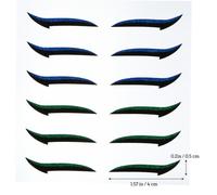 36 Pairs Lazy Eye Shadow Patch Adesivi Trucco Occhi Per Eyeliner Minterale Gli