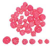36 Pcs Palline Di Vimini Rattan Per Il Riempimento Vasi Intrecciate Riempitivo