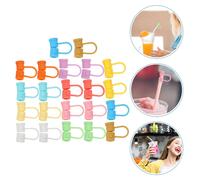 36 Pcs Punte Di Cannuccia Riutilizzabili Copertura Della Punta in Paglia