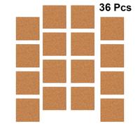36 Pcs Sottobicchiere in Sughero Foglio Supporto Per Sottobicchieri Quadrati
