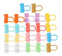 36 Pcs Tappo Di Copertura in Paglia Copri Cannucce Cannuccia Silicone